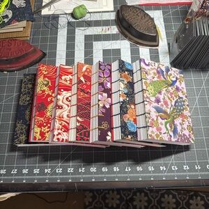 Handmade Coptic Bound Blank Journals made to Order. Choose your cover design.